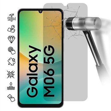 Samsung Galaxy M06 Privatliv Beskyttelsesglass