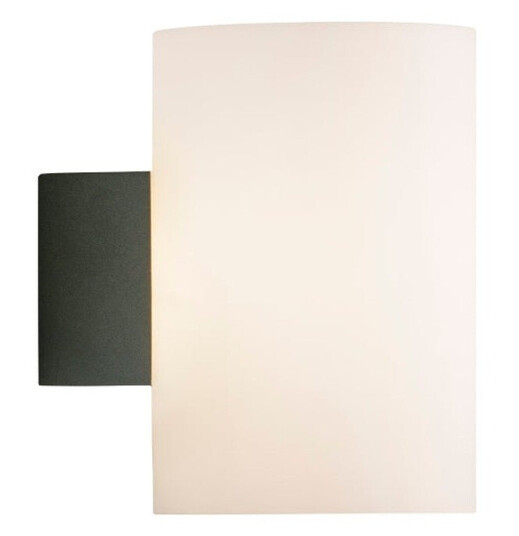 Evoke vegglampe large IP44 - Opal / Antrasitt Evoke vegglampe large IP44 - Opal / Antrasitt