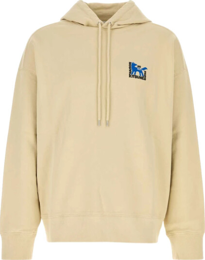 Maison Kitsuné Herre Gensere & Hettegensere Beige L, Maison Kitsuné Herre Gensere & Hettegensere Beige L,