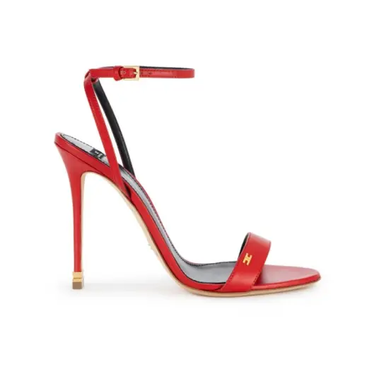 Elisabetta Franchi Dame Sko Rød 37 EU, Elisabetta Franchi Dame Sko Rød 37 EU,