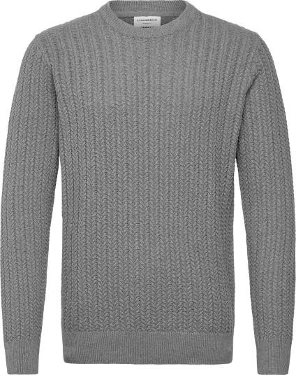 Lindbergh | Recycle Structure Knit O Neckrecycle Structure Knit O Neck | L