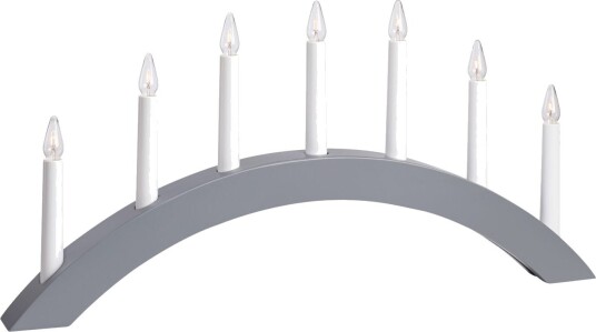 Markslöjd ATLE Adventsstake 7 lys Grå