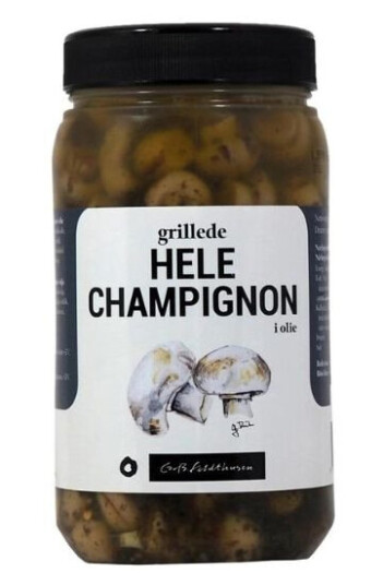Grillede Hele Champignon i Olie Feldthusen 1,1kg Grillede Hele Champignon i Olie Feldthusen 1,1kg