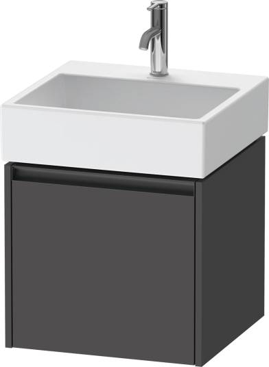 Duravit Ketho.2 Servantskap 1 Skuff 484x460 mm Grafitt Matt