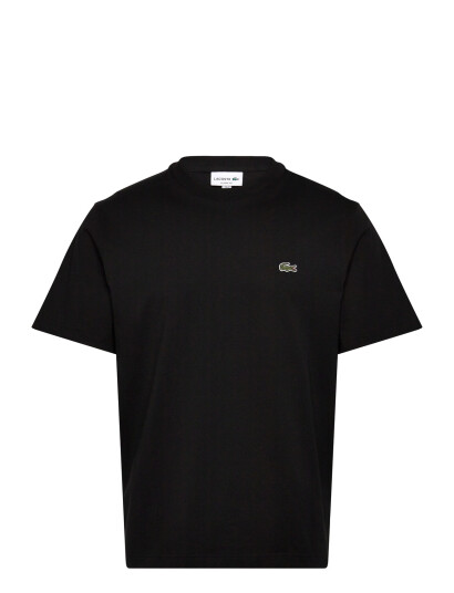 Lacoste Cotton T-Shirt - Black - S Lacoste Cotton T-Shirt - Black - S