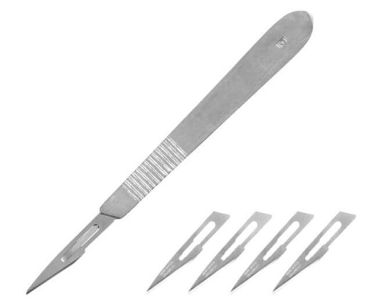 Model Craft Skapell Rustfritt Stål (5stk. Knivblader) Model Craft Skapell Rustfritt Stål (5stk. Knivblader)