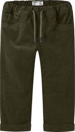 Name It Bukser NmmBen Olive Natt Name It 1½ år (86) Bukser bomull Armygrønn