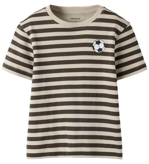 Name It T skjorte NmmFriko Delicioso/Chateau Grey Name It 6 år 116 T skjorte Beige Brun