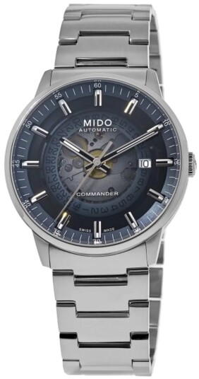 Mido Herreklokke M021.407.11.411.01 Commander Blå/Stål Ø40 mm Mido Herreklokke M021.407.11.411.01 Commander Blå/Stål Ø40 mm