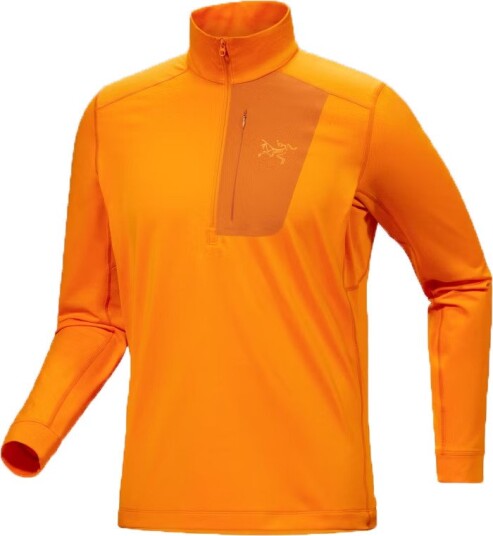 Arc'teryx Men's Rho Lt Zip Neck Blaze XL