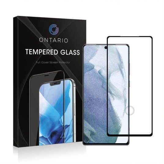 Ontario skjermbeskytter Samsung Galaxy S21 Svart, herdet glass