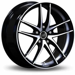 INFINY Toxic Bright Black Machined Face 7.5x17 5/108 ET42 B73.1
