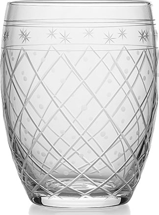 Hadeland Glassverk Victoria Vannglass Ruteslip 30cl Klar