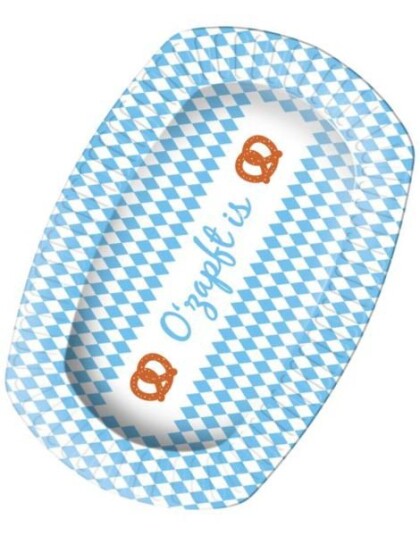 6 stk Ovale Oktoberfest Papptallerkener 24x16 cm Bierfest 6 stk Ovale Oktoberfest Papptallerkener 24x16 cm Bierfest