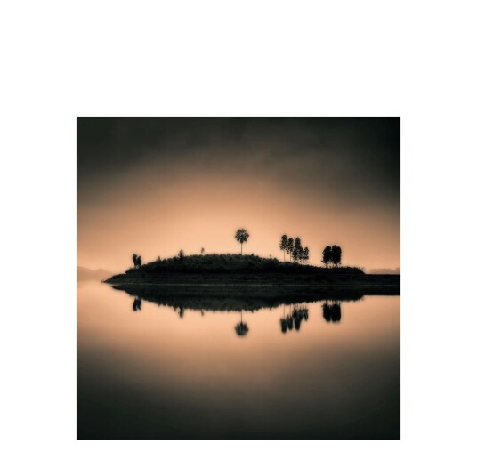 Artwood Veggdekor Sunset Island 120 x 120 cm Artwood