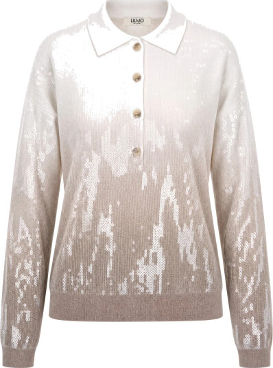 Liu Jo Dame Topper Beige XS,