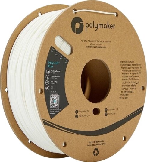 Polymaker Polylite Pla 1 Kg 1.75 Mm Baltas