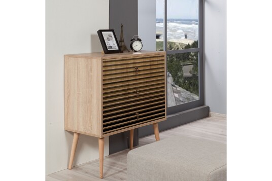 Kommode Gillberga 90 cm   Brun