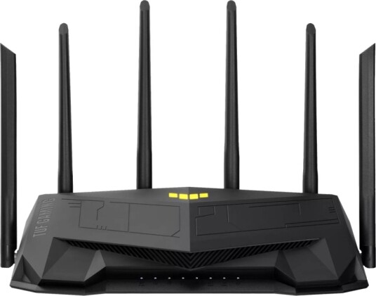 Asus TUF Gaming BE6500 Trådløs Ruter 4-Port 1Gbe 2.5Gbe Dobbeltbånd Asus TUF Gaming BE6500 Trådløs Ruter 4-Port 1Gbe 2.5Gbe Dobbeltbånd