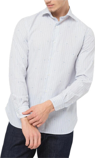 Emporio Armani Herre Skjorter Blå L,