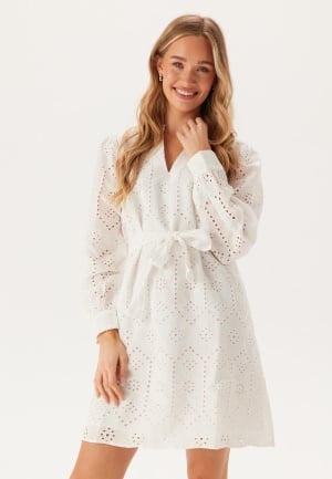 VILA Visine L/S SHORT DRESS SHORT D Bright White 34 VILA Visine L/S SHORT DRESS SHORT D Bright White 34