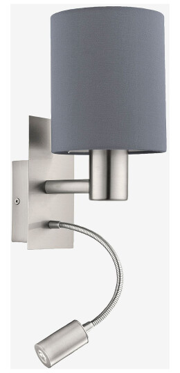 Eglo EGLOVegglampe PasteriGråVegglamperFra Homeroom