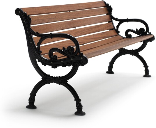 Byarums Bruk - Soffa Byarum 155 Cm Oljad Mahogny/svart - Utendørs Sofaer