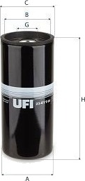 UFI 23.411.00 Oljefilter UFI 23.411.00 Oljefilter