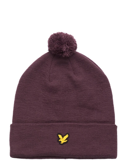 Lyle & Scott Sport Golf Merino Blend Beanie - Burgundy - ONE SIZE Lyle & Scott Sport Golf Merino Blend Beanie - Burgundy - ONE SIZE