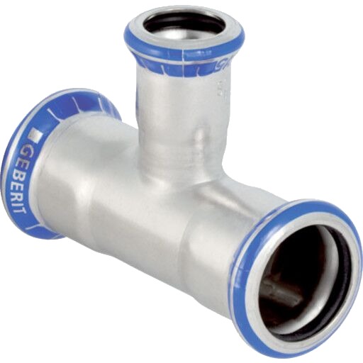 Geberit Mapress T-stykke redusert 22 x 15 x 18 mm