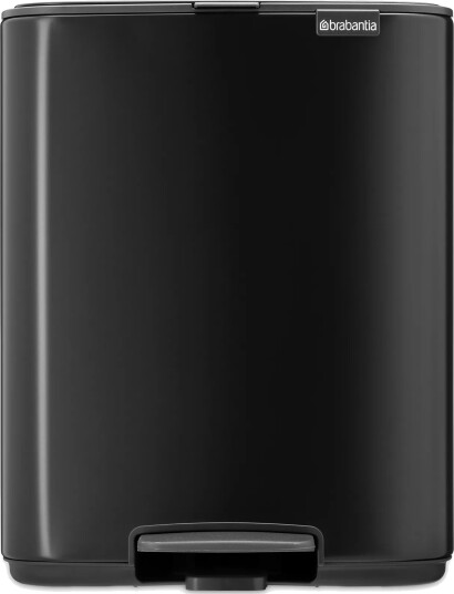 Brabantia Bo pedalbøtte 12 l Matt Black Brabantia Bo pedalbøtte 12 l Matt Black