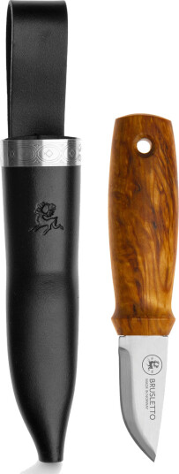 Brusletto Ustaoset Friluftskniv 16 cm i Tre, OneSize