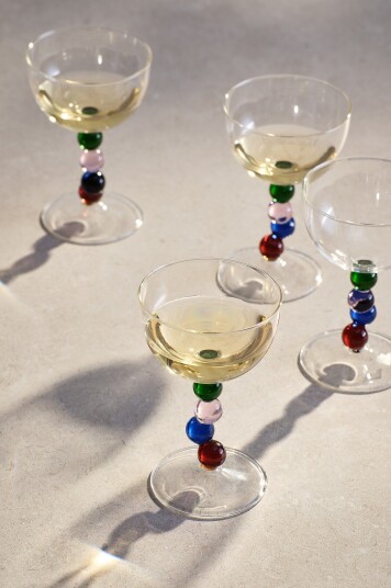 Jotex Cocktailglass 4pakning Transparent/multi KYOTO 2147165010