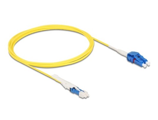 Delock Fiberoptisk Kabel Cs Plugg Til Lc Dupleks Upc Enkeltmodus G657a2 / Os2 Uniboot 3 M