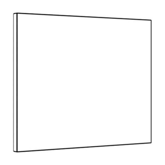 NOREMA HILL REN HVIT FORSTYKKE LUX FOR 40 CM SKAP JPW129734
