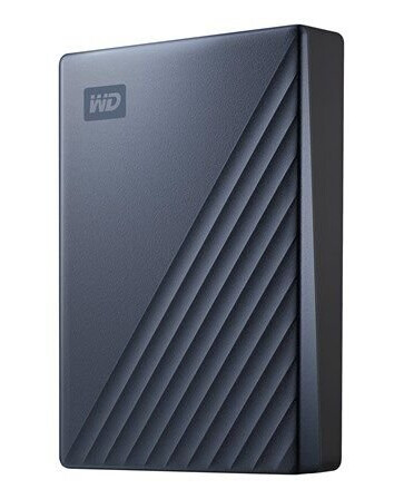 WD My Passport Ultra Ekstern Harddisk 4 TB - USB-C - Blå