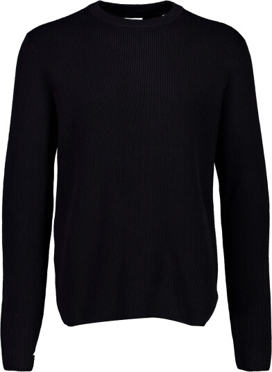 Lindbergh Rib Knitted O Neck Knit Black L