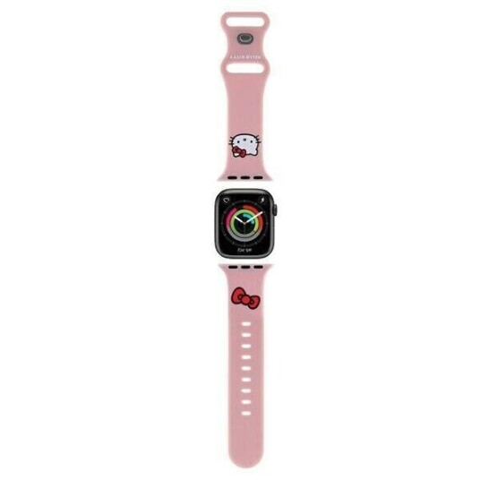 Hello Kitty Silikonreim til Apple Watch 42/44/45/49mm Rosa