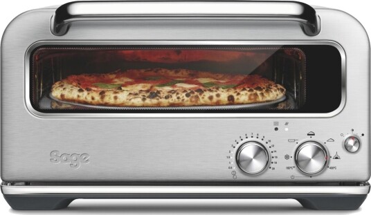 Elektrisk pizzaovn Sage SPZ820 The Smart Oven Pizzaiolo 2250W i rustfritt stål
