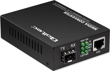 Qoltec 52295 fibermedieomformer 1GbE RJ45 SFP Qoltec 52295 fibermedieomformer 1GbE RJ45 SFP