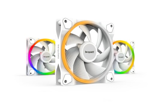be quiet! LIGHT WINGS 120mm RGB Viftepakke - Hvit - 3 Stk be quiet! LIGHT WINGS 120mm RGB Viftepakke - Hvit - 3 Stk