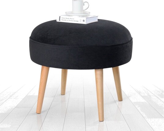 Graysen Sittepuff 40 cm Svart