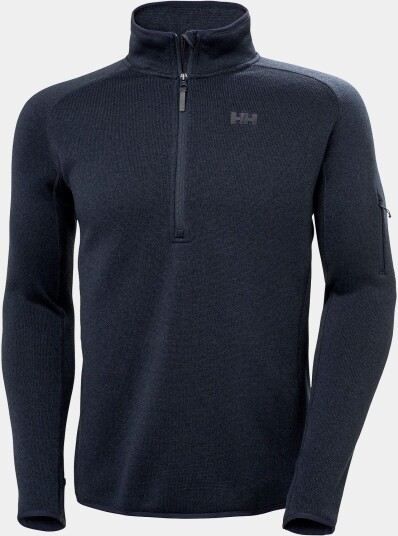 Helly Hansen Herre Varde Fleece mellomlag 1/2 Glidelås 2.0 Marineblå XL