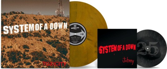 System Of A Down Toxicity Platekompaniet Eksklusiv 7c 25th Anniversary Limited Edition Vinyl Vinyl Amber Smoke