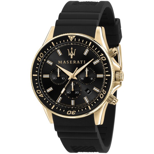 Maserati Sfida R8871640001 - Herre - 44 mm - Analog - Kvarts urverk - Mineralglas