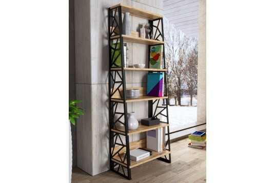 Elspet Bokhylle 60 cm Brun
