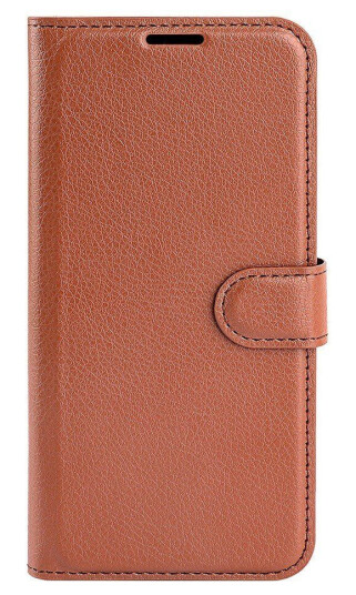INCOVER Samsung Galaxy A14 (5G) PU Litchi Skin Flip Deksel med Lommebok - Brun