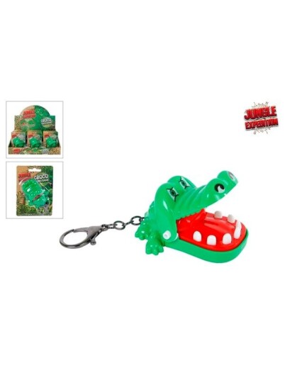 Pocket Money Croco Teeth Game Keychain CDU