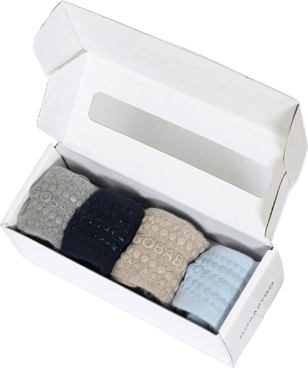 GoBabyGo Combo Box Cotton GREY/NAVY BLUE/SAND/SKY BLUE 17/19