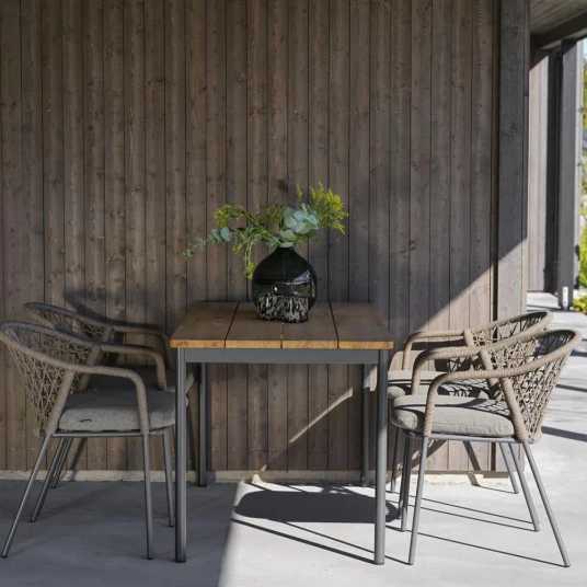Brafab Nox Bistro Spisebord 70x125 cm Bambu/Anthracite